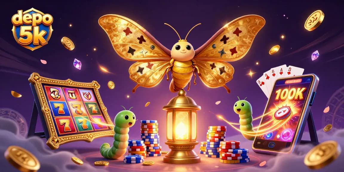 Win big with depo 5k slot games featuring colorful characters and dynamic casino elements.
