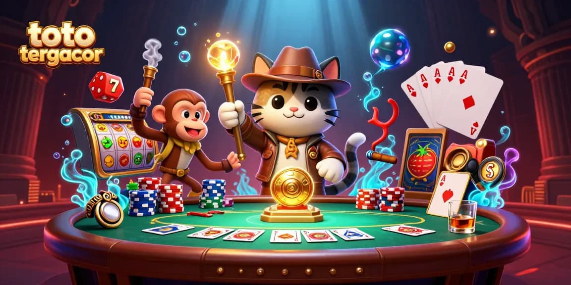 Exciting gameplay at toto slot tergacor featuring cartoon explorers and vibrant casino elements
