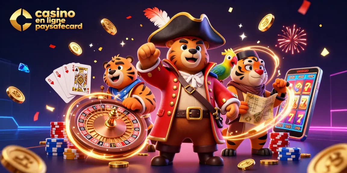 Jouez aux jeux de casino en ligne paysafecard avec sécurité et rapidité.