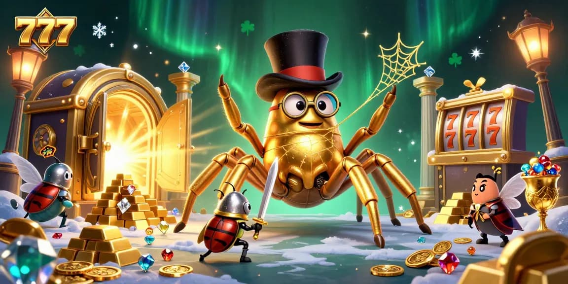 Experience thrilling 777 slot action in this vibrant casino-themed illustration.