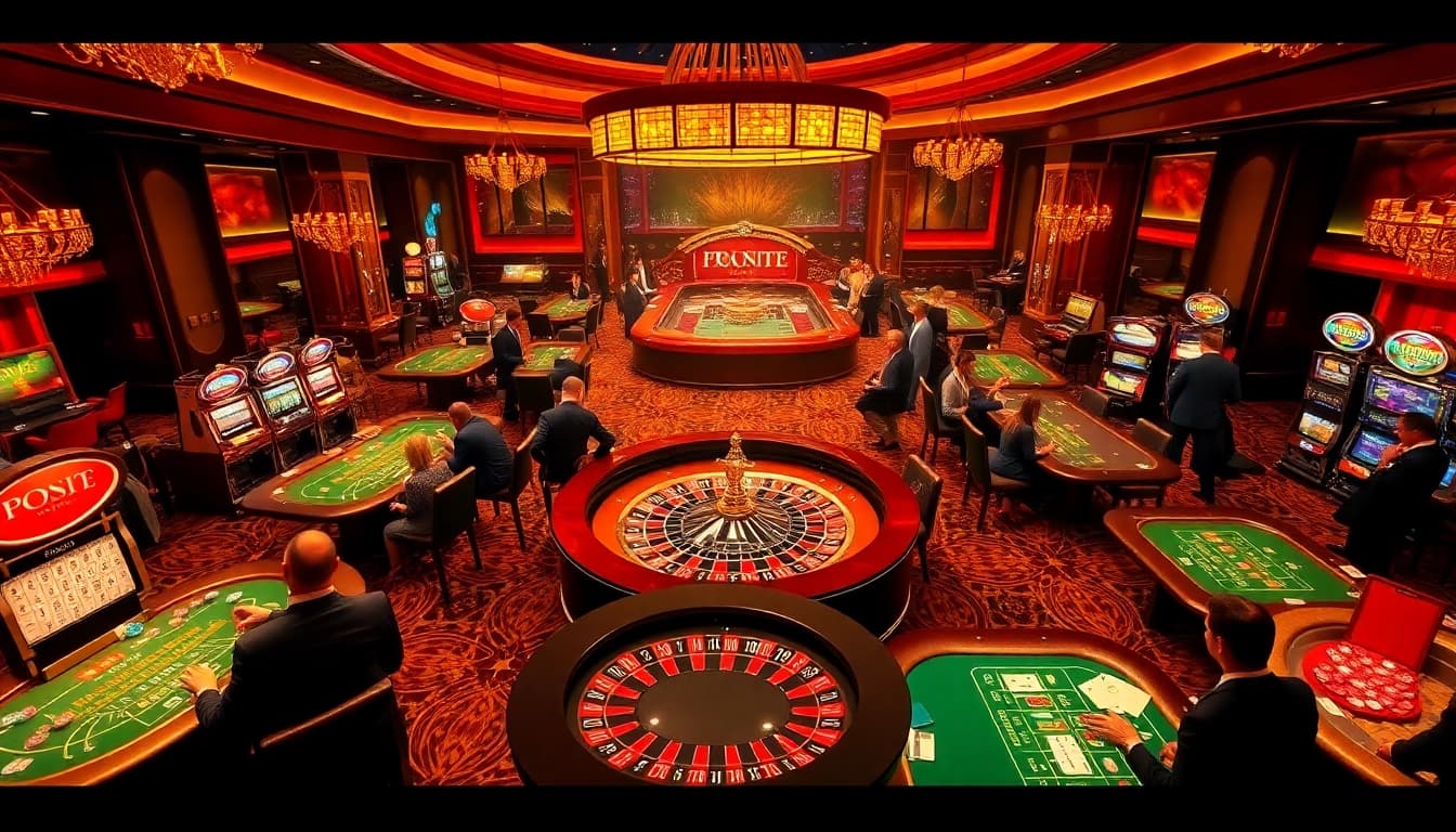 Découvrez l'excitation du meilleure casino en ligne avec des tables de jeu luxueuses et des roues de roulette vibrantes.