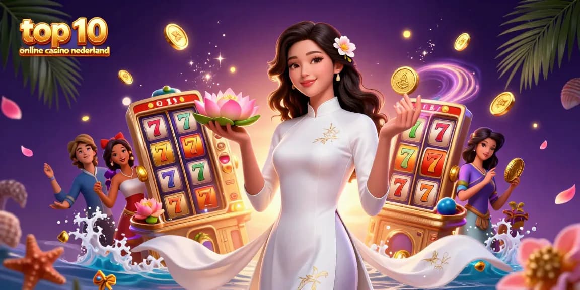 Experience the excitement of top 10 online casino nederland with vibrant slot reels and dynamic gaming elements.
