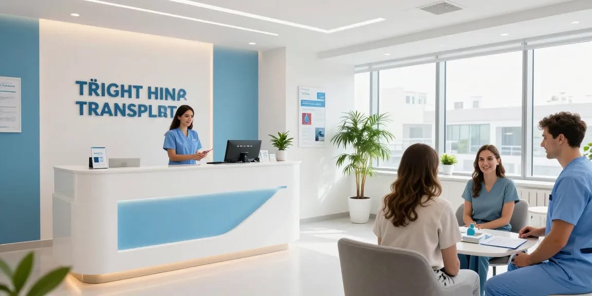 Expert care for hair transplant in Turkey at a modern health clinic.