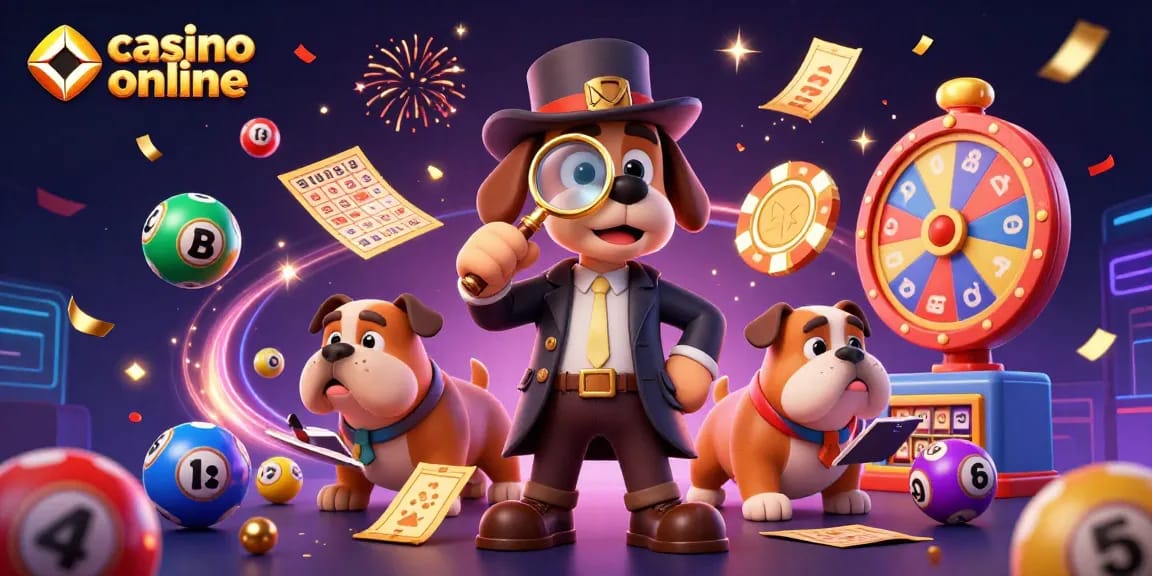 Participez à des actions de casino en ligne palpitantes avec des personnages détectives au milieu d'éléments de jeu dynamiques.