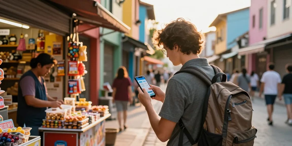 Discover exclusive esim promo codes while traveling in a city.