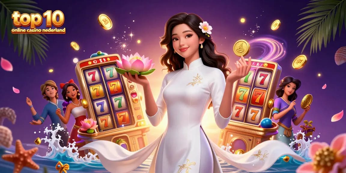 Experience the excitement of top 10 online casino nederland with vibrant slot reels and dynamic gaming elements.