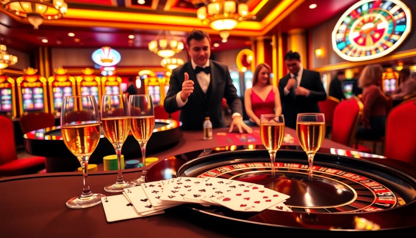 Découvrez l'excitation au meilleure casino en ligne avec des tables de jeu vibrantes et des joueurs enthousiastes.