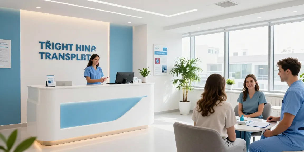 Expert care for hair transplant in Turkey at a modern health clinic.