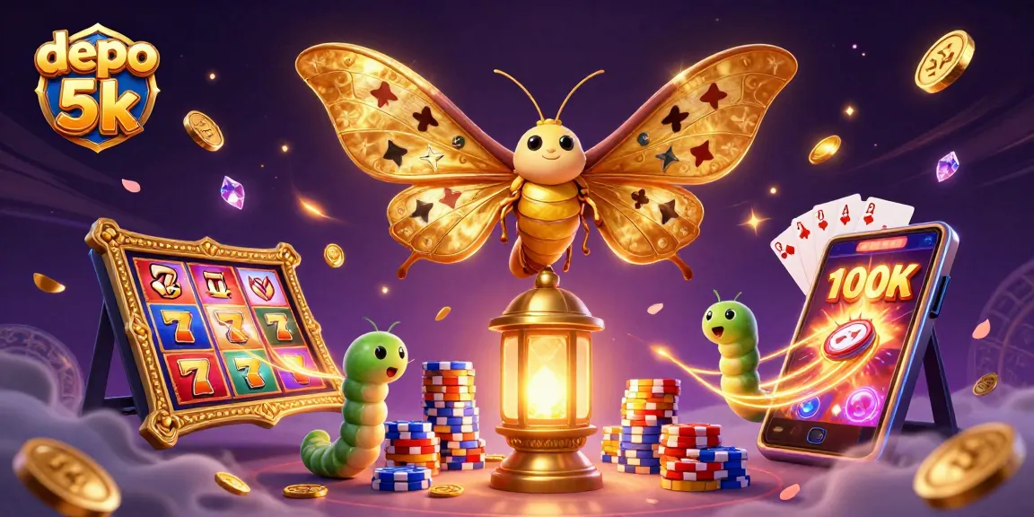 Win big with depo 5k slot games featuring colorful characters and dynamic casino elements.