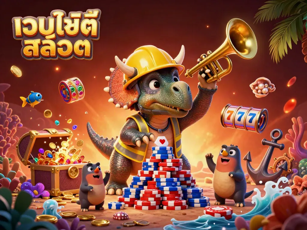 จัดแสดงการ์ตูน 3D ที่น่าตื่นเต้นในเว็บไซต์สล็อต โดยมีตัวการ์ตูนและสล็อตแมชชีนที่สวยงาม