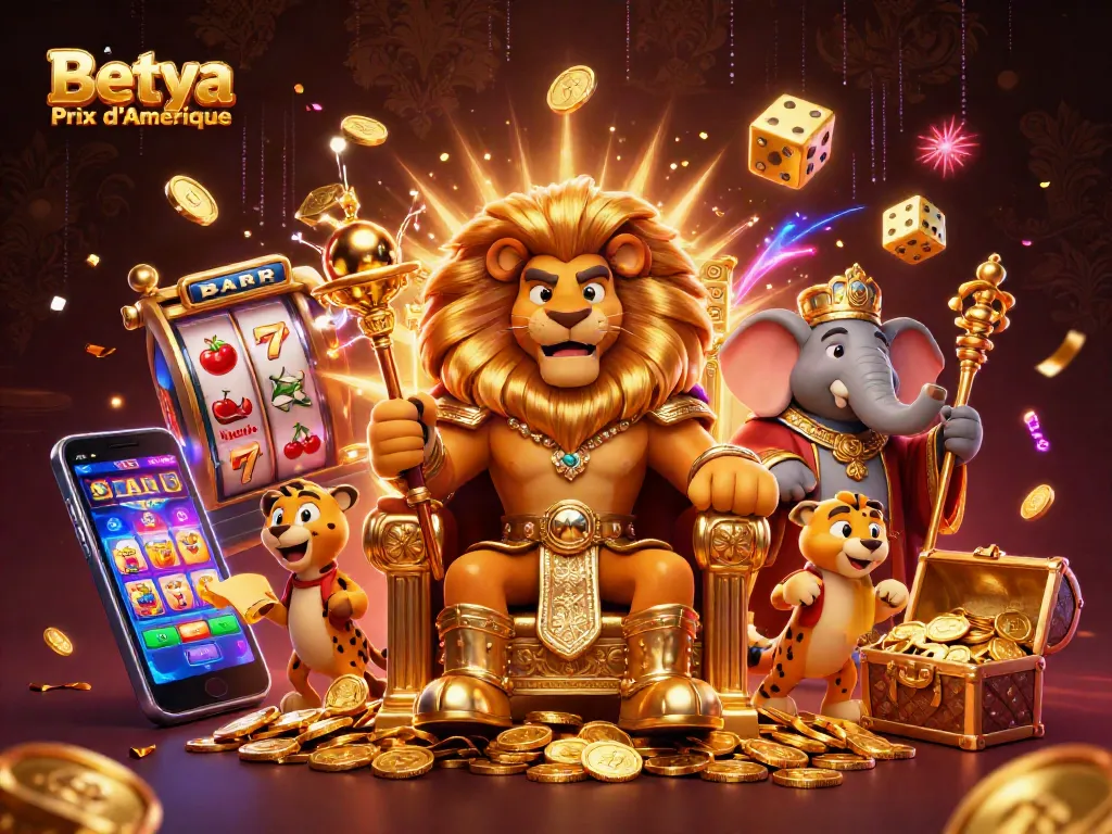 Betya Prix d'Amérique showcases thrilling horse racing with majestic characters and explosive casino elements.