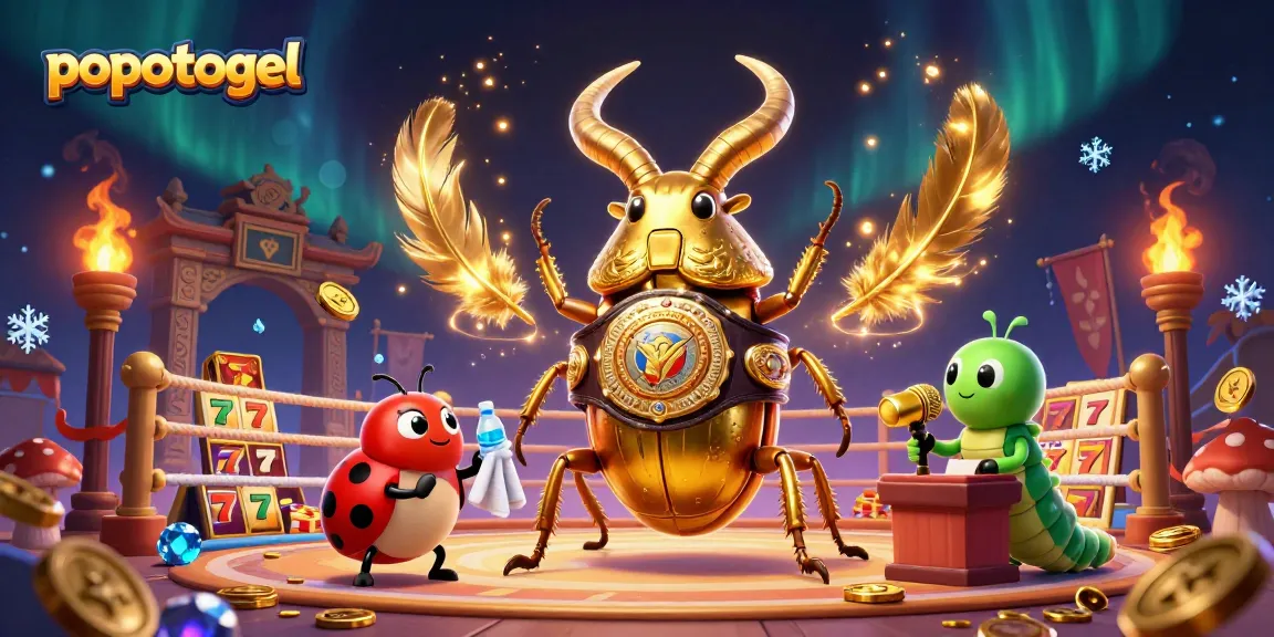 Engage with popotogel's thrilling slot experience in a vibrant, richly detailed 3D arena.