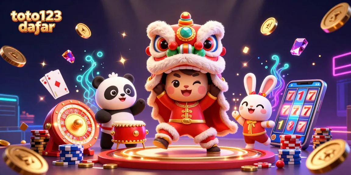 Spin and win with exciting gameplay at toto123 daftar featuring colorful casino elements and lucky characters.