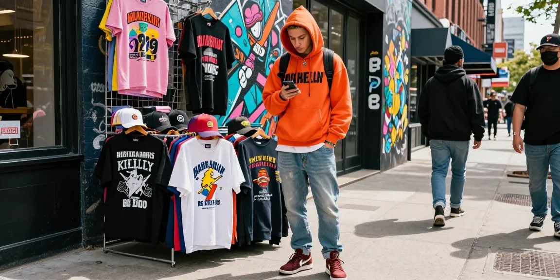 Explore exclusive kw rokok88 super streetwear styles on urban sidewalks, showcasing bold fashion and vibrant city life.