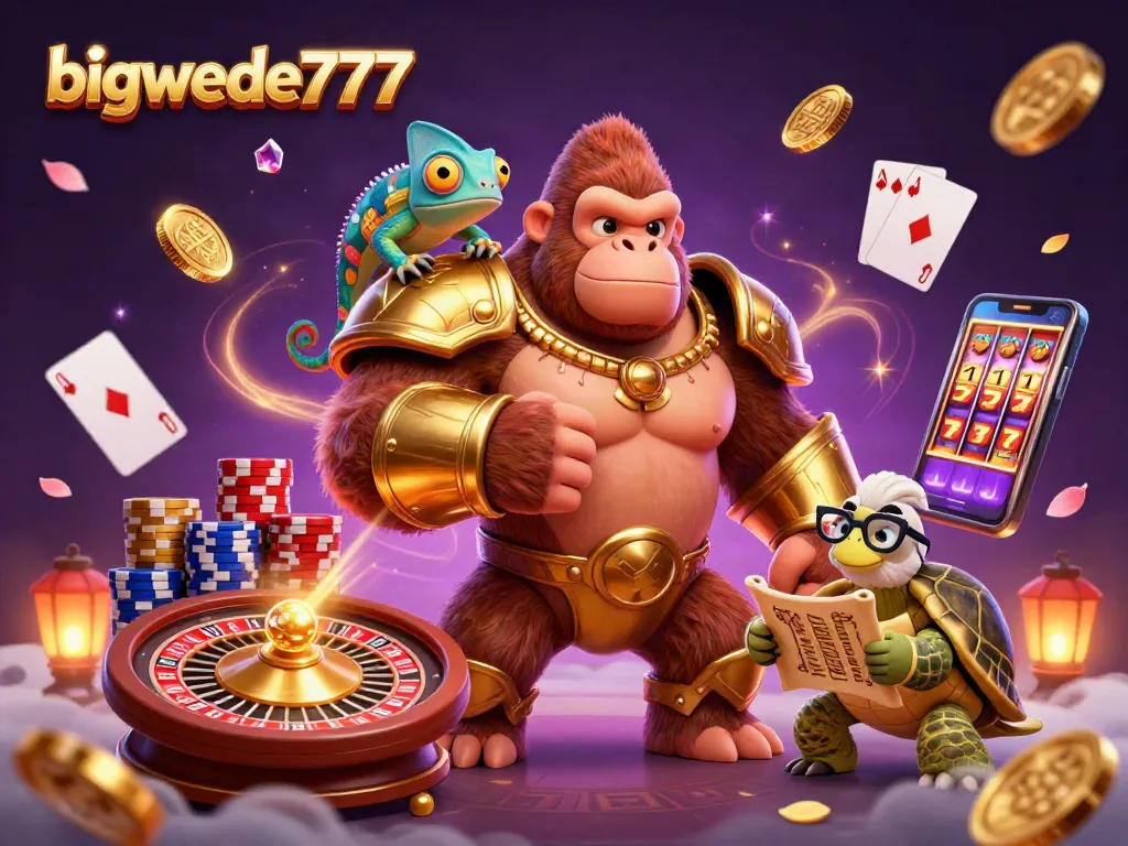 Join the excitement at bigwede777 with an epic casino adventure featuring thrilling characters and lavish rewards