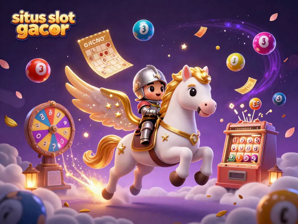 Mencoba peruntungan di situs slot gacor dengan kuda bertabur bintang dan karakter ksatria berarmor