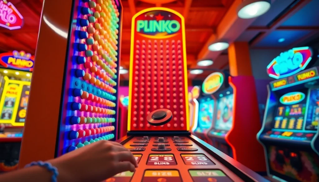 Mencoba plinko demo dengan excitement saat mengoperasikan permainan dalam suasana ceria.