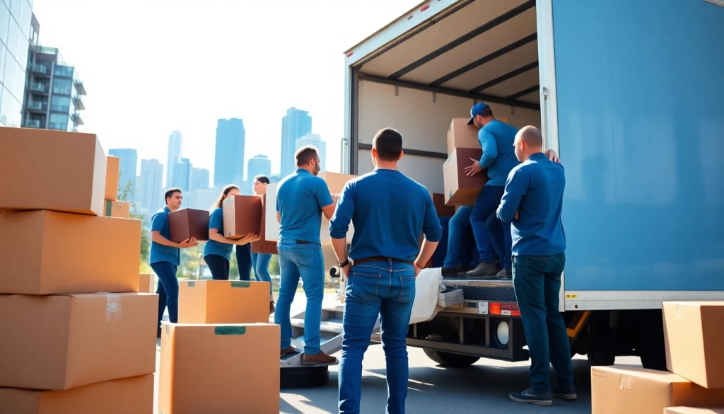 Movers loading furniture into a truck, representing the best movers in Vancouver in action