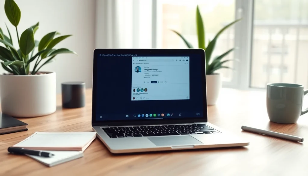 Boost engagement with an Instagram smm panel displayed on a modern digital marketing workspace.