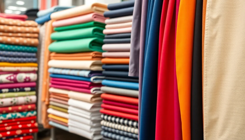 Verken goedkope katoen in een kleurrijke stoffenwinkel met opvallende ontwerpen en structuren.