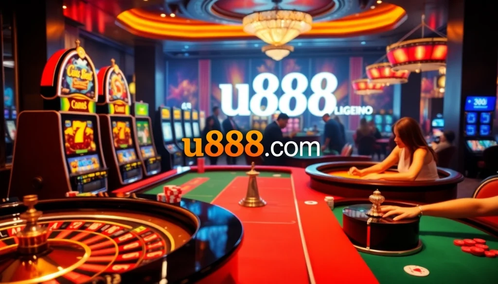 Experience the excitement of u888 com with vibrant casino tables and thrilling gameplay.