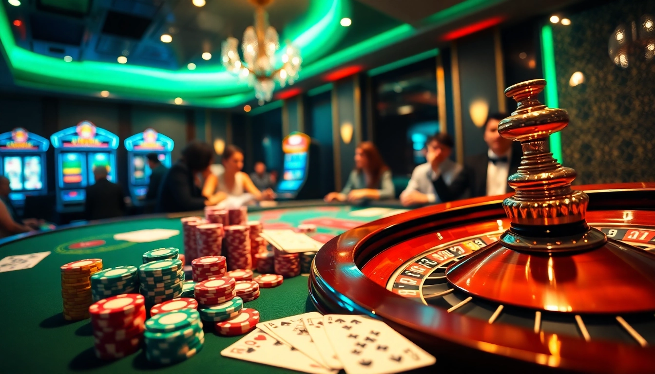 Découvrez des jeux de qualité supérieure à meilleure casino en ligne avec des jetons de poker vibrants et une roulette.