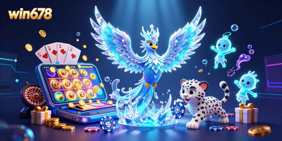 Engage in winning strategies at win678 with vibrant casino elements and dynamic characters.