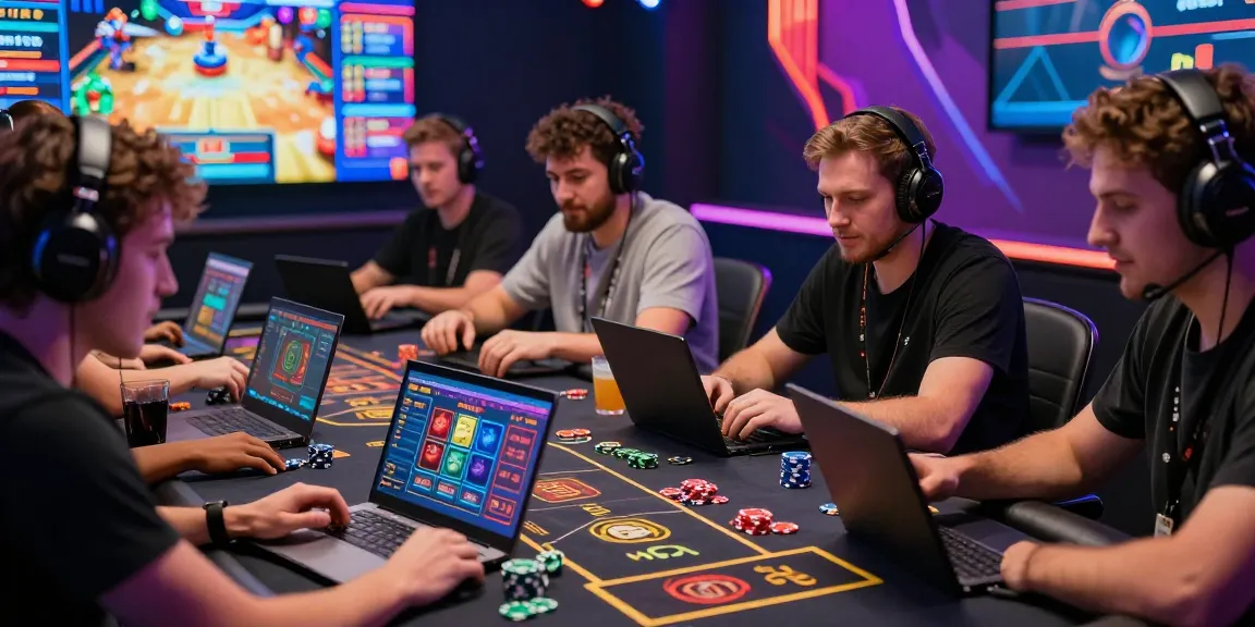 Players engaging with live dealer games at a vibrant online gaming platform while reading more on betting strategies.
