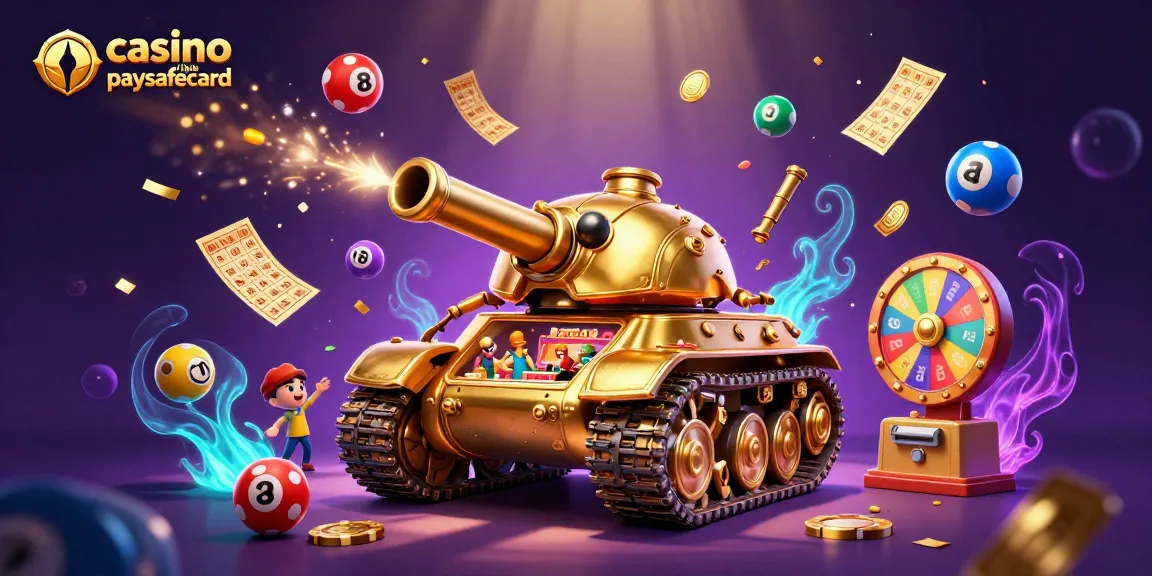 Jouez et gagnez avec le casino en ligne paysafecard dans cette illustration dynamique.