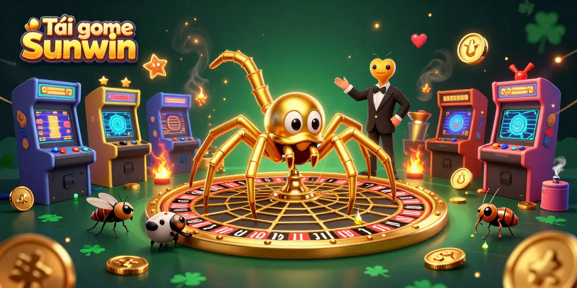 Place bets with confidence in Tải game Sunwin's colorful, animated casino world featuring a lively roulette wheel.