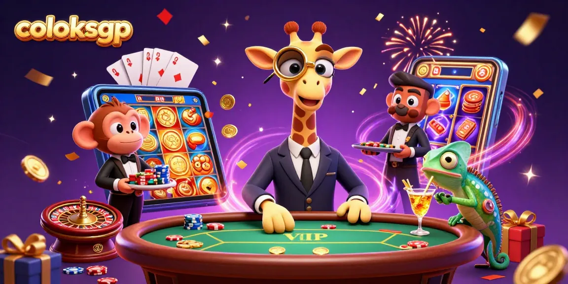 Win big with coloksgp in the vibrant casino world featuring lively characters and games!