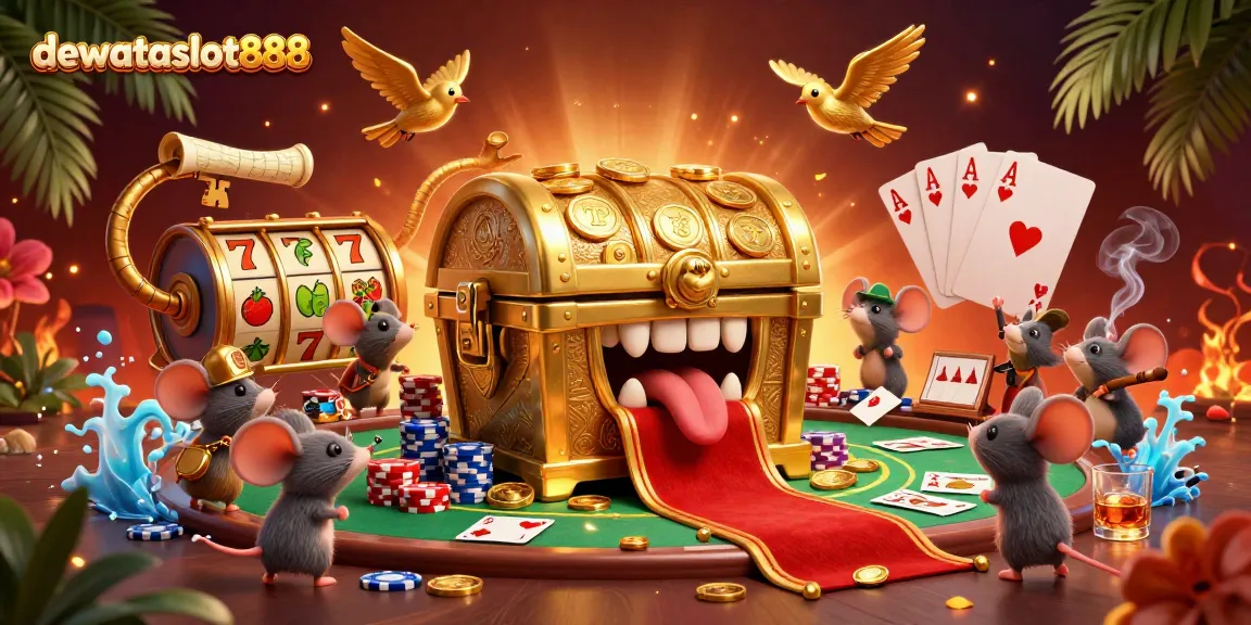 Mencoba keberuntungan di dewataslot888 dengan simbol slot berkilauan dan rol permainan yang menggoda.