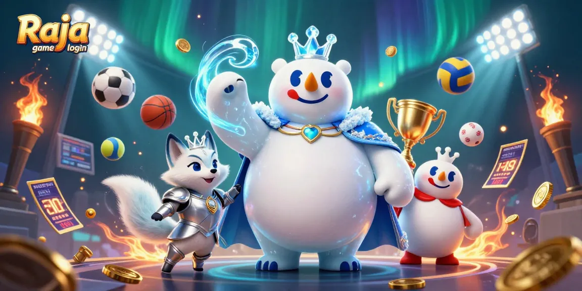 Engage in thrilling action with Raja game login, joining the fun of vibrant casino elements.