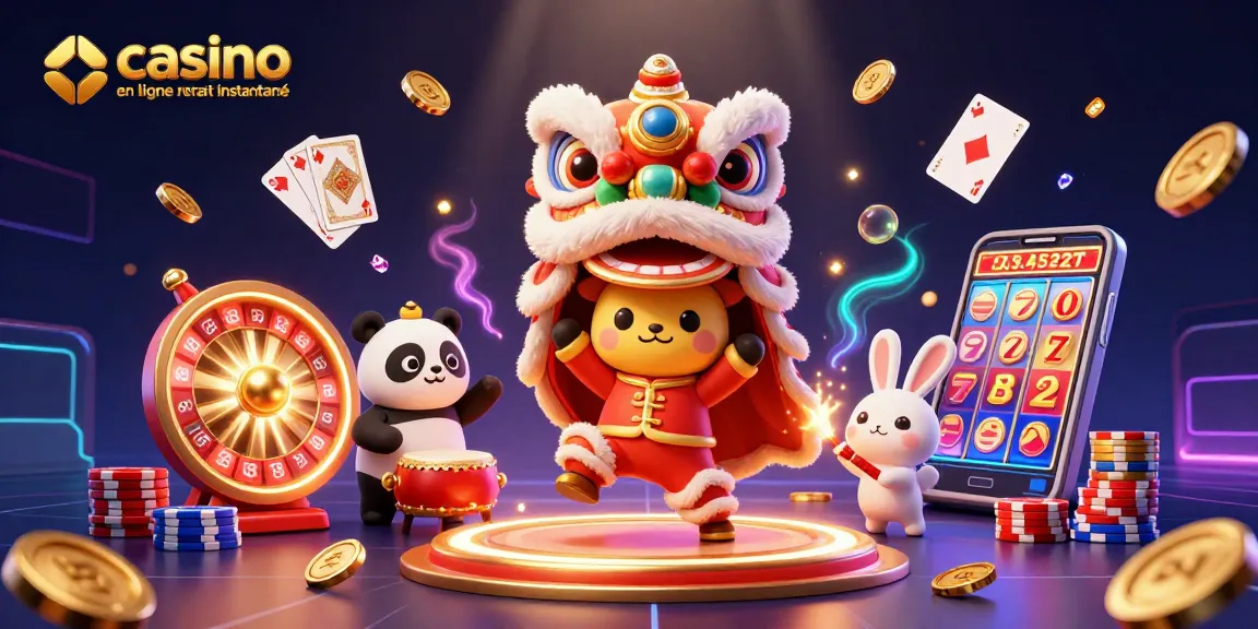 Profitez d'une expérience de casino en ligne retrait instantané avec des personnages de danse traditionnelle et des éléments de jeu dynamique.