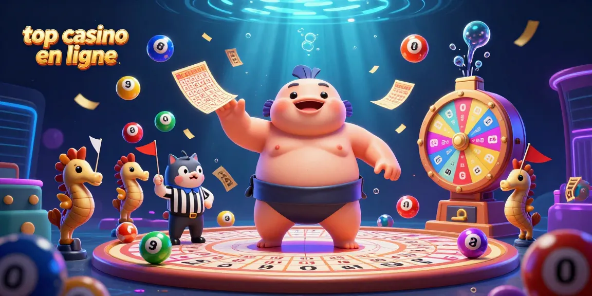 Profitez de jeux de loterie animés au top casino en ligne avec un fugu sumotori !