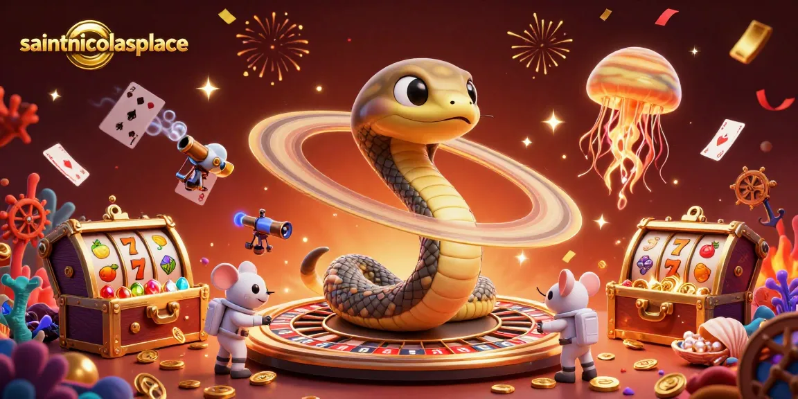 Experience winning strategies at saintnicolasplace with vibrant casino fun depicted in a captivating scene.