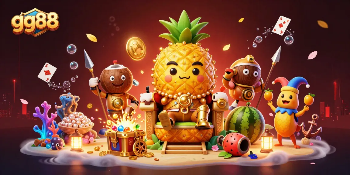 Play at gg88, the leading online casino, featuring vibrant, engaging characters and dynamic gaming elements.