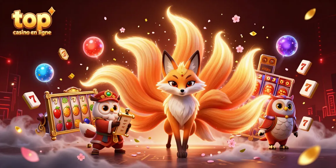 Plongez dans le monde du top casino en ligne avec cette illustration dynamique de jeu et de magie.